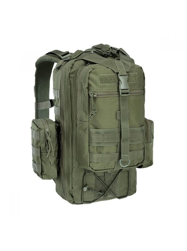 Рюкзак военный (олива) + 2 съёмных подсумка