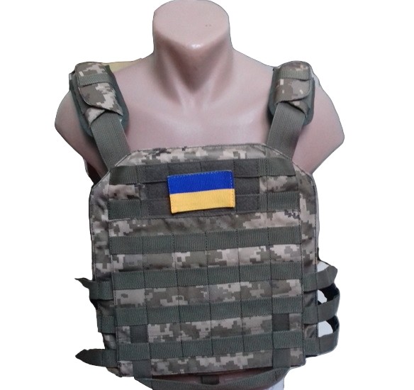 PLATE CARRIER для бронепластин 25 Х 30 (український піксель)